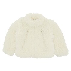Детская куртка из шерпы MM6 Maison Margiela Off White