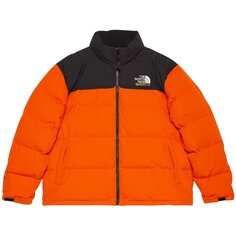 Пуховик Gucci x The North Face Оранжевый/черный