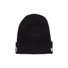 BAPE Вязаная кепка Ape Head One Point New Era, цвет черный