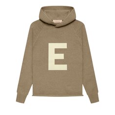 Детское вязаное худи Fear of God Essentials Big E, цвет Дуб