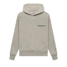 Детский пуловер с капюшоном Fear of God Essentials Dark Heather Oatmeal