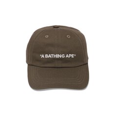 BAPE Кепка с 6 панелями A Bathing Ape, Оливково-серый