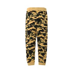 Узкие спортивные штаны BAPE 1st Camo, Желтые