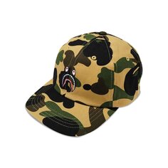 Кепка BAPE 1st Camo Shark Panel, Желтая