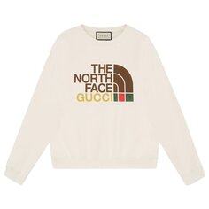 Толстовка Gucci x The North Face цвета слоновой кости