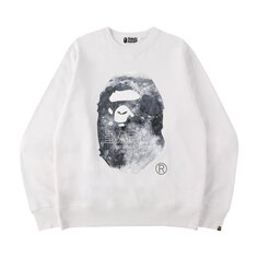 BAPE Ape Head Moon Crewneck, Белый