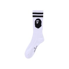 Носки BAPE Ape Head Line, Белые