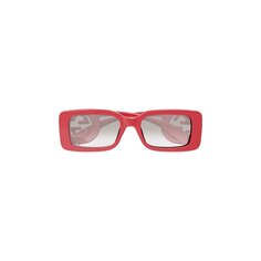 Солнцезащитные очки Gucci в прямоугольной оправе, красные