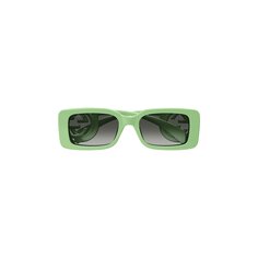 Солнцезащитные очки Gucci в прямоугольной оправе, Зеленые