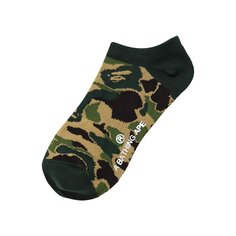 Короткие носки BAPE ABC Camo, зеленые