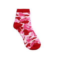 BAPE ABC Камуфляжные носки до щиколотки Розовые