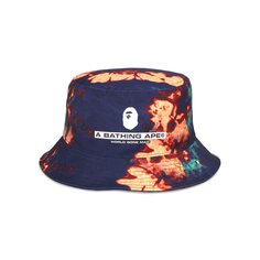 Панама BAPE Tie Dye, темно-синяя