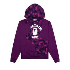 Толстовка свободного покроя BAPE Color Camo College Cutting Фиолетовый