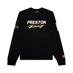 Heron Preston Preston Racing Crewneck, черный/белый