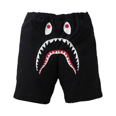 Двусторонние шорты BAPE Space Camo Shark, черные