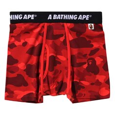 Камуфляжные шорты BAPE Красный