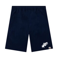 Пляжные шорты с логотипом BAPE Sta, темно-синие