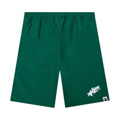 Пляжные шорты с логотипом BAPE Sta, цвет Зеленый