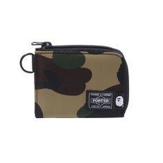 Мини-кошелек BAPE x Porter 1st Camo, зеленый