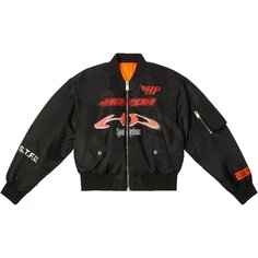 Куртка-бомбер Heron Preston Ex-Ray, Черный/Красный