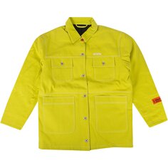 Джинсовая куртка с вышивкой Heron Preston, цвет Желтый