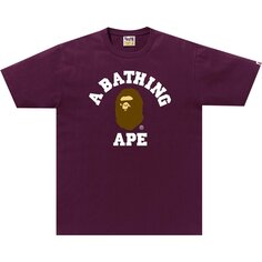 Эксклюзивная студенческая футболка BAPE Online Фиолетовый