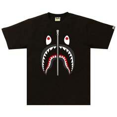 Футболка BAPE Shark, коричневая