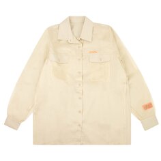 Рубашка-блузка с разрезом по бокам Heron Preston, цвет Бежевый