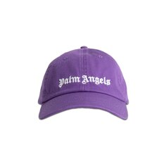 Кепка с логотипом Palm Angels Classic, цвет Фиолетовый/Белый