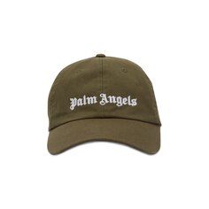 Кепка с логотипом Palm Angels Classic, цвет Зеленый/белый