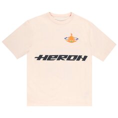 Футболка Heron Preston Globe Burn, розовая