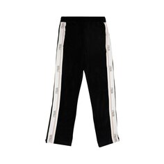 Бархатные спортивные брюки Heron Preston с боковой тесьмой, черные