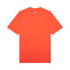 Футболка с короткими рукавами и вышивкой Heron Preston, цвет Оранжевый/белый
