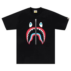 Футболка BAPE Colors Shark, черная