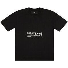 Футболка Hood By Air HBATEX 69 с короткими рукавами, черная