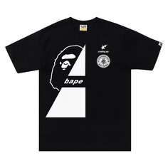 Футболка BAPE Soccer #3, черная