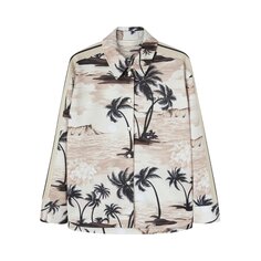 Гавайская спортивная рубашка Palm Angels, цвет Бежевый/Черный