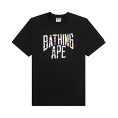 Футболка с логотипом BAPE Multi Camo NYC, черная