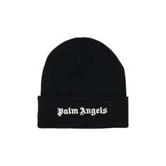 Классическая шапка-бини с логотипом Palm Angels, цвет Черный