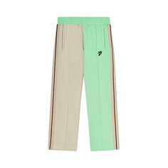 Спортивные брюки с цветными блоками Palm Angels Hunter, светло-зеленые