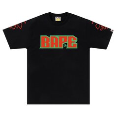 Футбольная футболка BAPE, черная