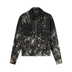 Блузон Amiri Paint Splatter, цвет Черный