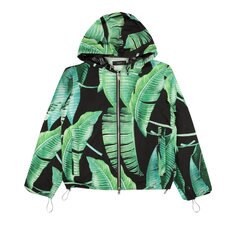 Куртка-парка Amiri Banana Leaves с капюшоном, цвет Зеленый