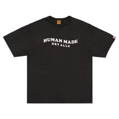 Футболка с рисунком, созданным человеком, № 9, Черная Human Made