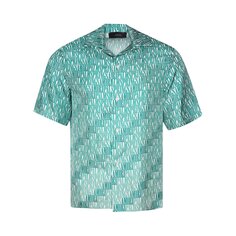 Шелковая рубашка Amiri x Palm Springs Зеленая