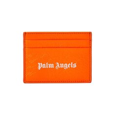 Яркая визитница Palm Angels с логотипом, оранжевый