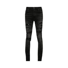 Джинсы Amiri Thrasher с пайетками, Faded Black