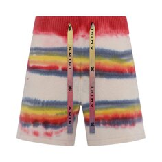 Amiri Rainbow Tie Dye Шорты, Многоцветный