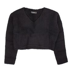 Укороченный свитер-букле Amiri, цвет Черный