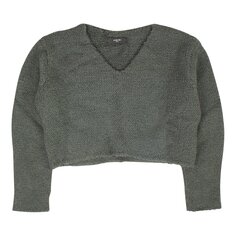 Укороченный свитер-букле Amiri, цвет Зеленый